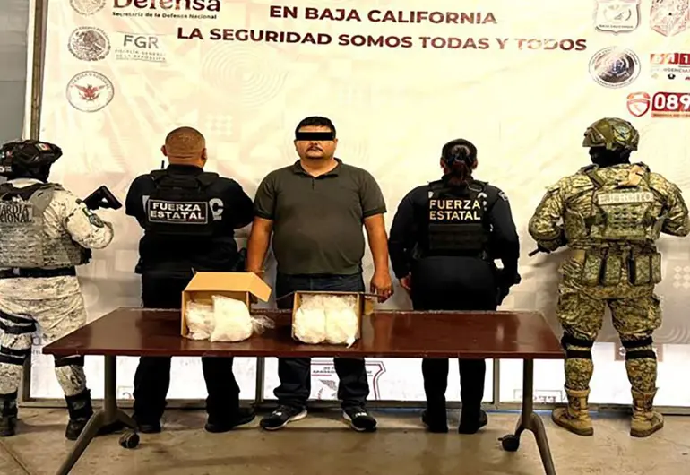 ¡Tomates cargaditos! Decomisan más de una tonelada de metanfetamina en Tijuana