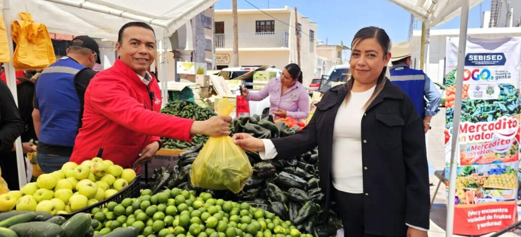 “Mercadito con Valor” mejora la alimentación y economía de más de 22 mil familias duranguenses