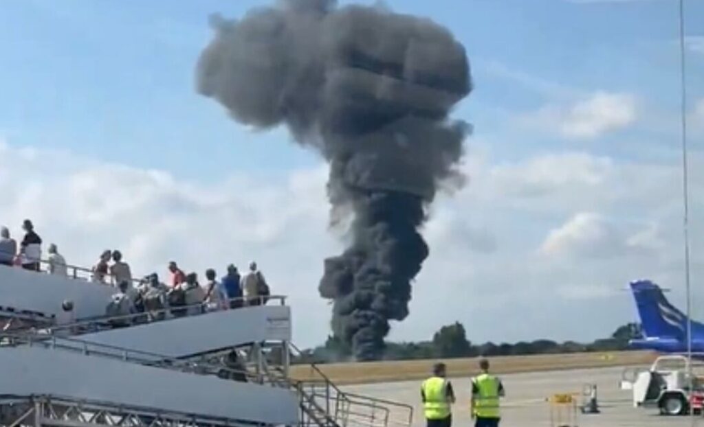 Avioneta médica se estrella en el Aeropuerto Southend de Londres