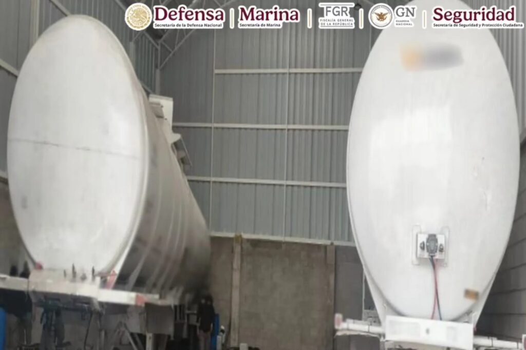 Fuerzas federales aseguran 39 mil litros de combustible en Guanajuato