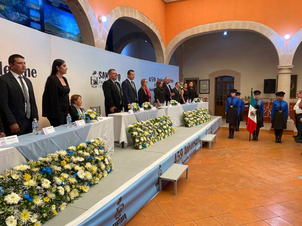 En Sesión de Cabildo Santiago Papasquiaro celebra 459 años de historia, progreso y orgullo