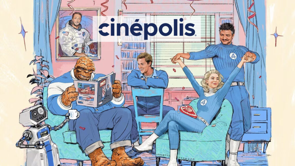 Cinépolis estrena este miércoles Los 4 Fantásticos, la nueva apuesta de Marvel