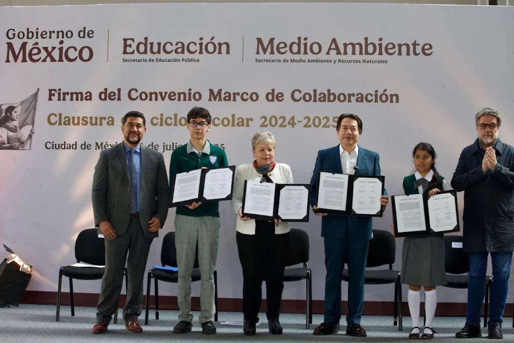 SEP y Semarnat firman convenio para fortalecer educación ambiental