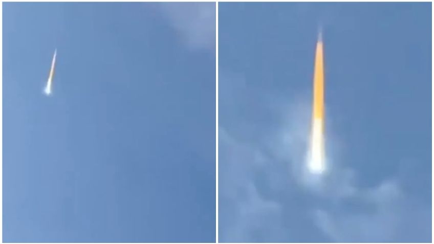 VIDEO: Captan en video la impresionante caída de un meteoro