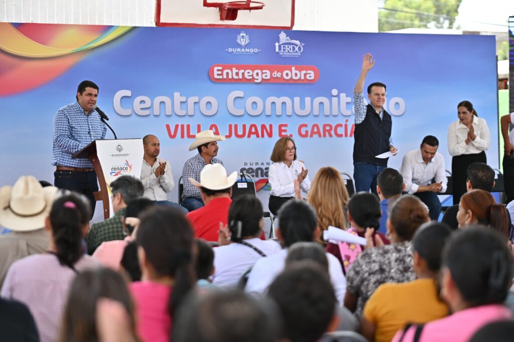 Esteban y Homero inauguran Centro Comunitario que fortalece el tejido social y abre más oportunidades para las familias de Lerdo