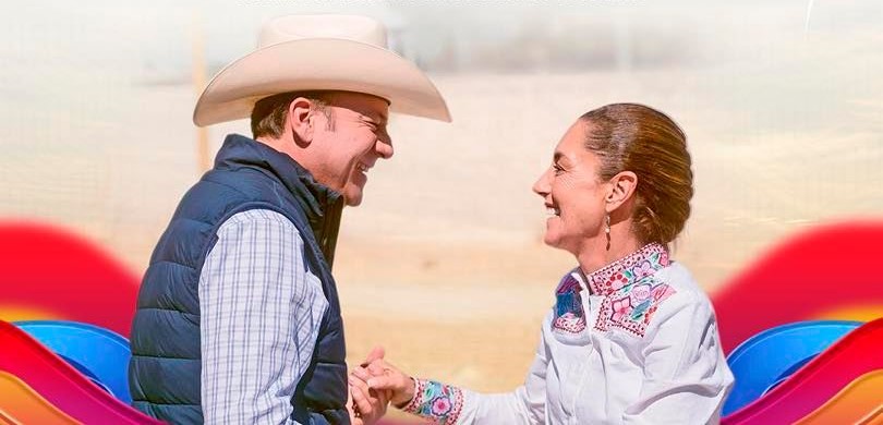 Gobernador de Durango reconoce a Sheinbaum por reapertura de frontera ganadera