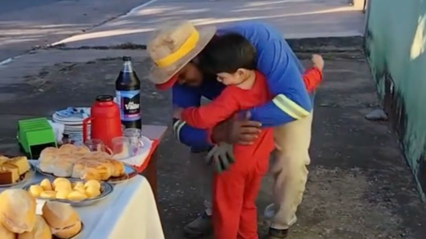 VIDEO: Niño de 3 años celebra su cumpleaños con recolectores de basura