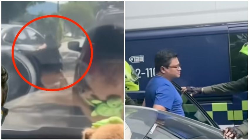 VIDEO:  Lo cacharon siendo infiel y arrastró con el auto a su esposa