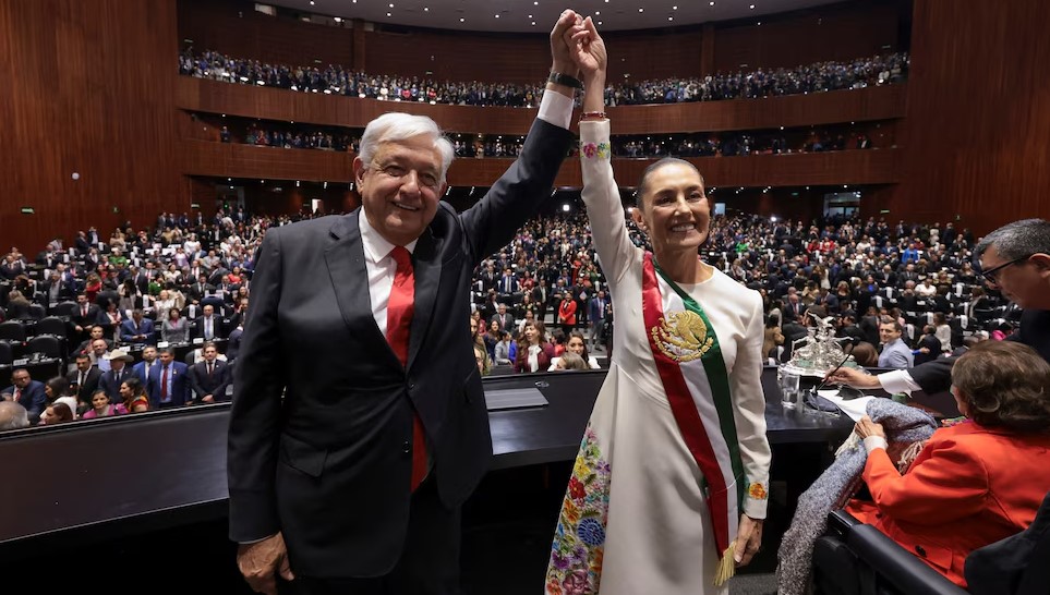 Claudia Sheinbaum conmemora el triunfo de AMLO en las elecciones de 2018