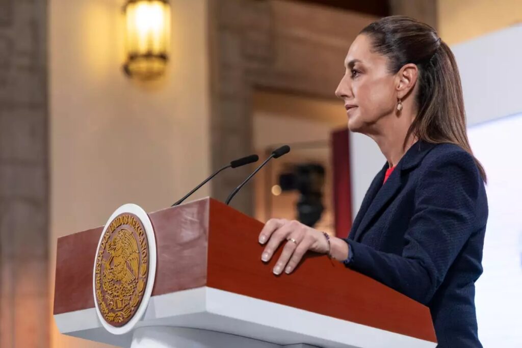 Claudia Sheinbaum rechaza la propuesta de aranceles adicionales de Trump, por los BRICS