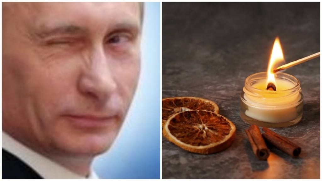 Nuevo fetiche desbloqueado: Velas rusas que huelen a Putin se vuelven tendencia y sorprenden al mundo