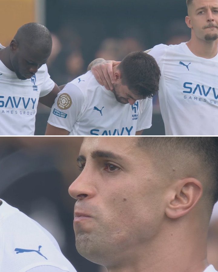 Cancelo y Neves no pudieron contener las lagrimas durante homenaje a Diogo Jota.