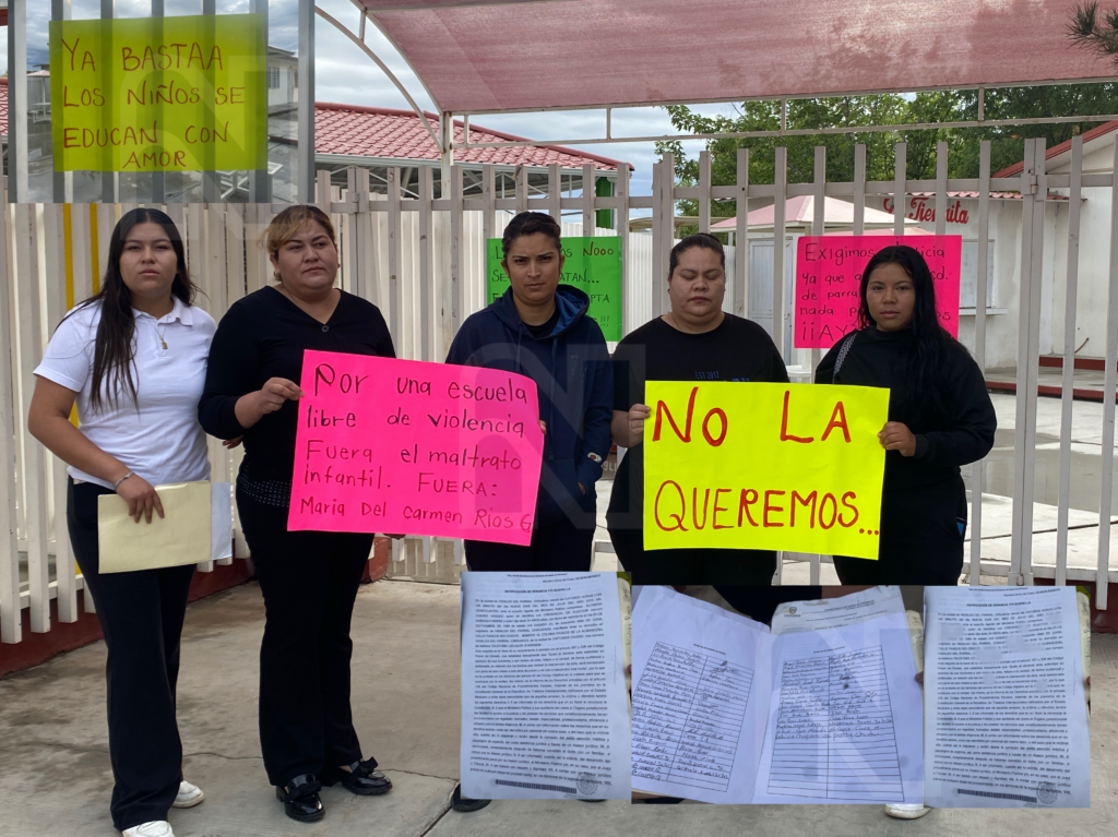 ¡Fuera la directora! Padres exigen destitución por maltrato a niños