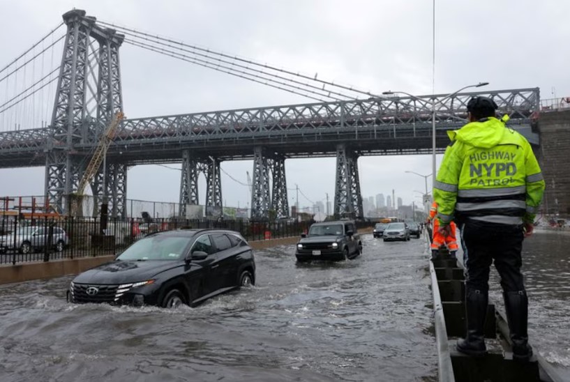 Nueva York y Nueva Jersey bajo estado de emergencia por lluvias torrenciales