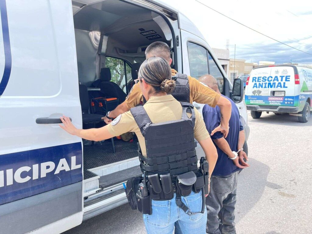 Detienen a hombre por maltrato animal en Chihuahua