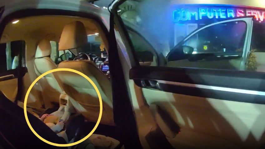 Pareja arrestada por dejar a bebé solo en auto mientras bebían en un bar