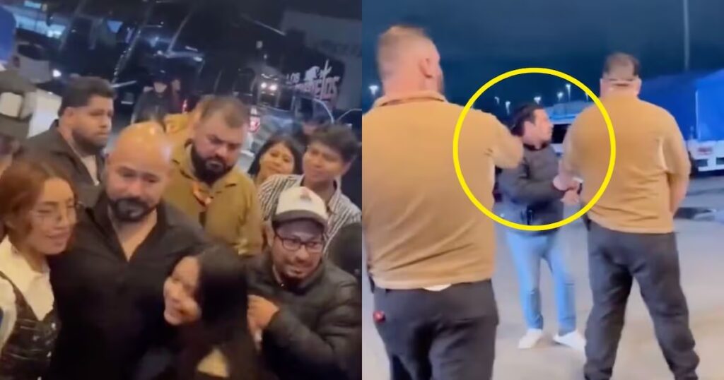 VIDEO: Fan fue agredido por seguridad de la agrupación Los Inquietos del Norte tras pedir foto