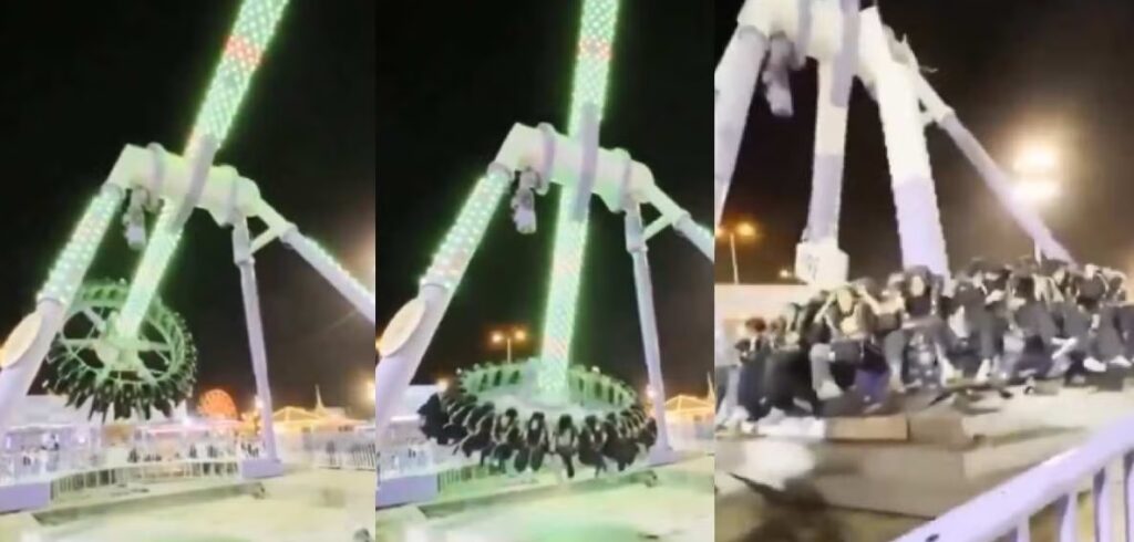 VIDEO: Juego mecánico se parte en dos y deja 23 heridos en parque de diversiones