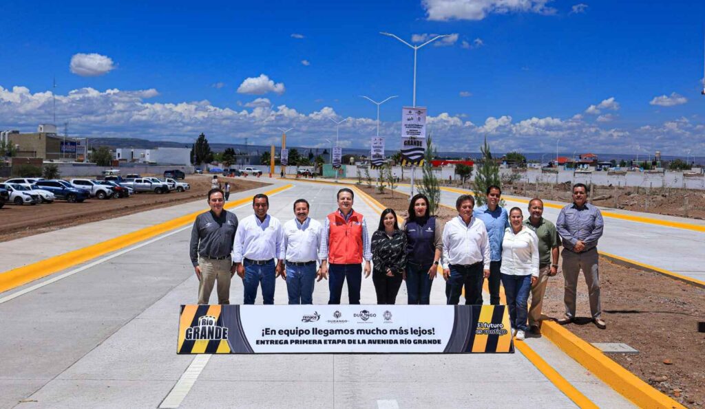 Conectamos a más de 120 mil personas con la nueva vialidad Río Grande: Municipio de Durango