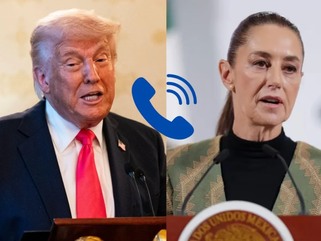Sheinbaum sostiene llamada con Trump para negociar aranceles a productos mexicanos