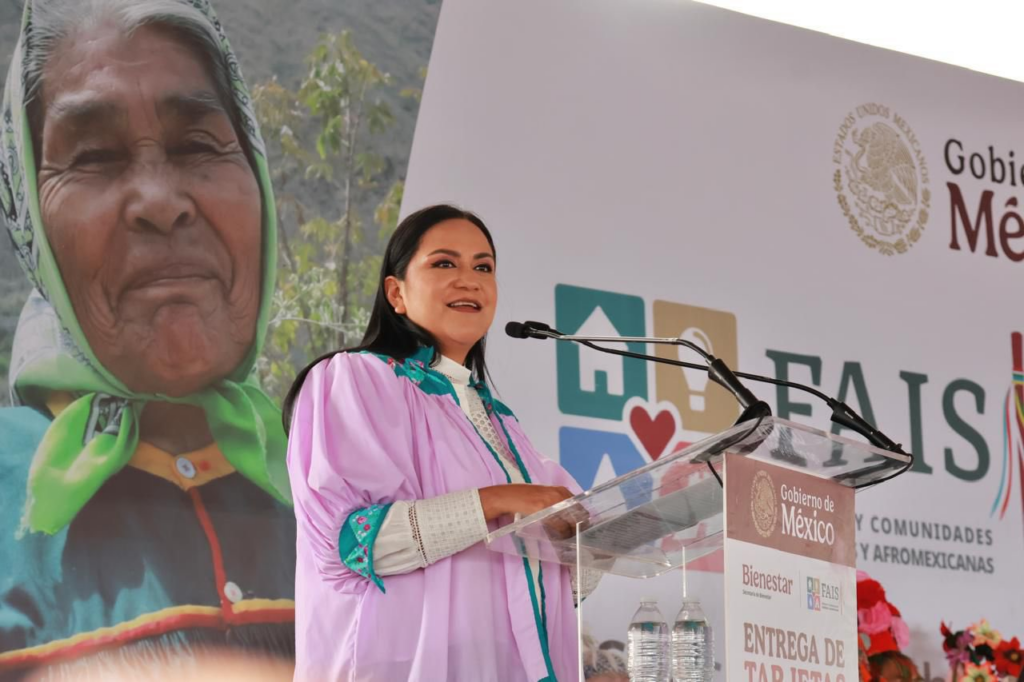 Secretaria del Bienestar entrega recursos a comunidades indígenas de la Sierra Tarahumara 