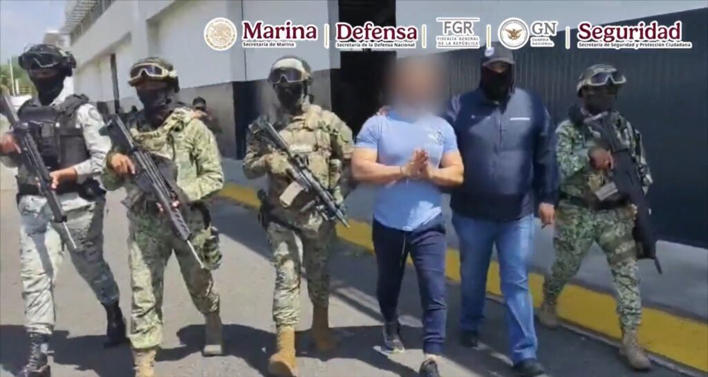 Vídeo: Escoltan a Ulises Pinto, líder de ‘La Barredora’, Omar García Harfuch da detalles