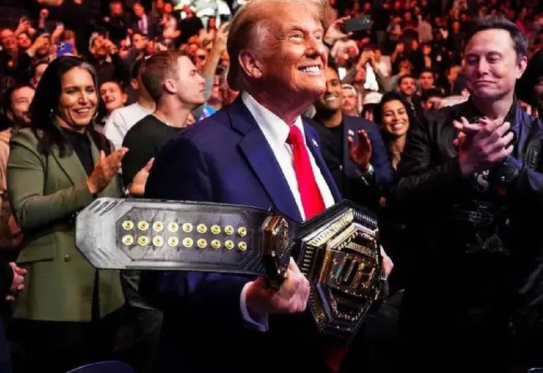 Trump planea pelea de UFC en la Casa Blanca