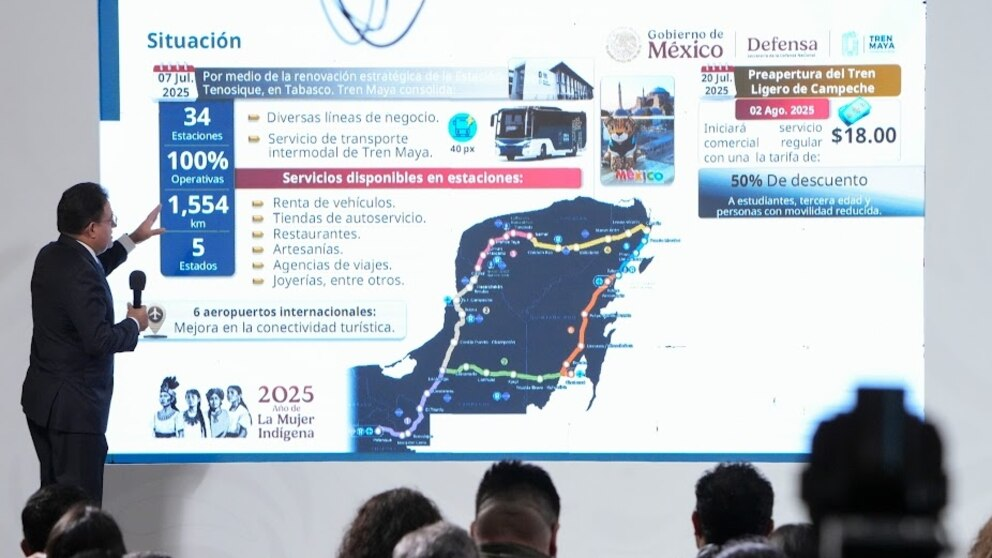 Gobierno Federal presenta nuevas rutas y paquetes turísticos del Tren Maya
