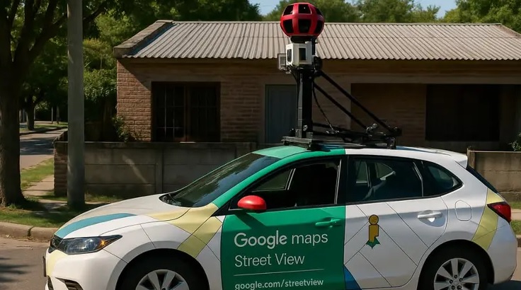 Lo captaron como Dios lo trajo al mundo y Google deberá pagarle por mostrarlo en Street View