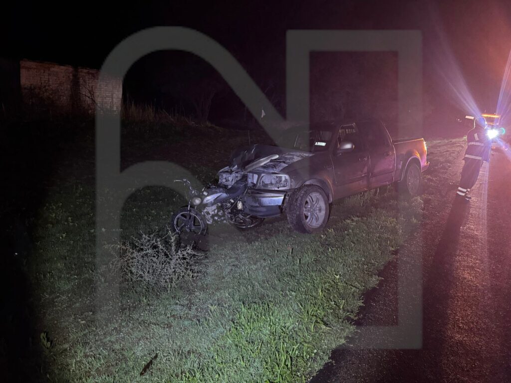 Camioneta manejada por alcoholizado joven mató a motociclista