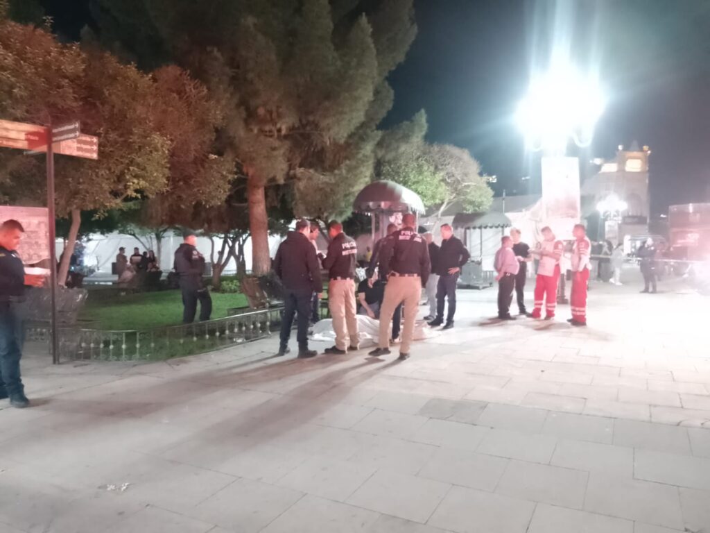 Ingeniero de Coahuila murió en la Plaza de Armas de Durango