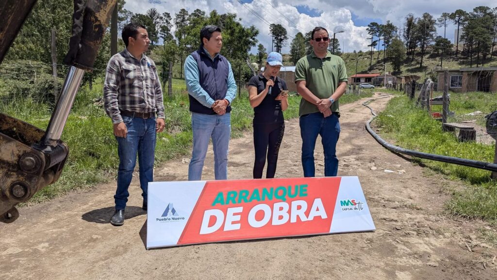 Inician obra para dotar de agua a colonia Jardines