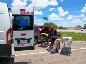 Otro choque de paisanos en la carretera a Parral