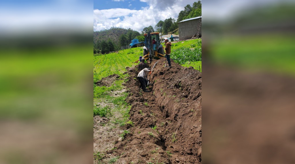 Inician construcción de sistema de agua potable en Piedra Agujerada, Balleza