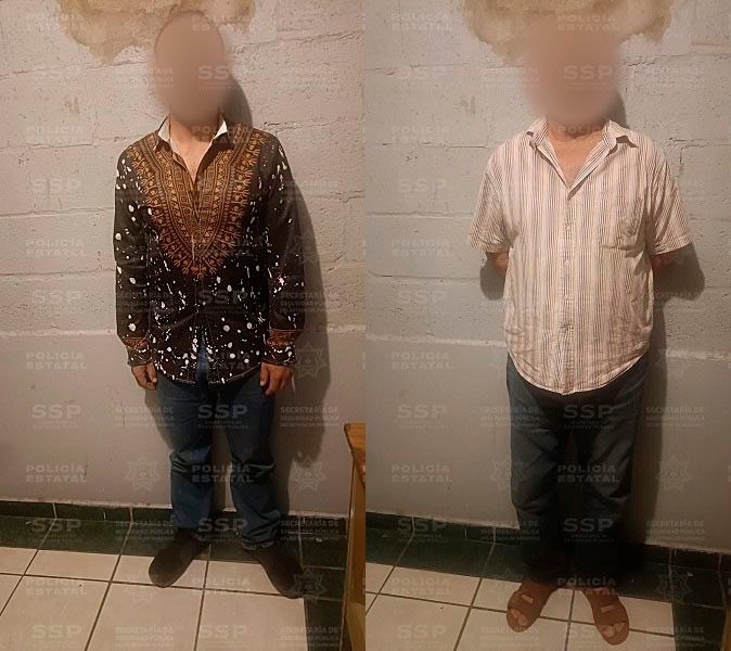 Estatales les echan el guante a dos con droga