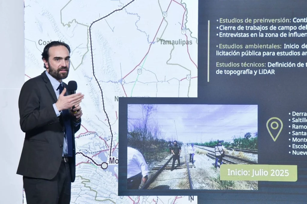 Inician estudios para rutas de trenes de pasajeros e inicia construcción de puente en Nayarit