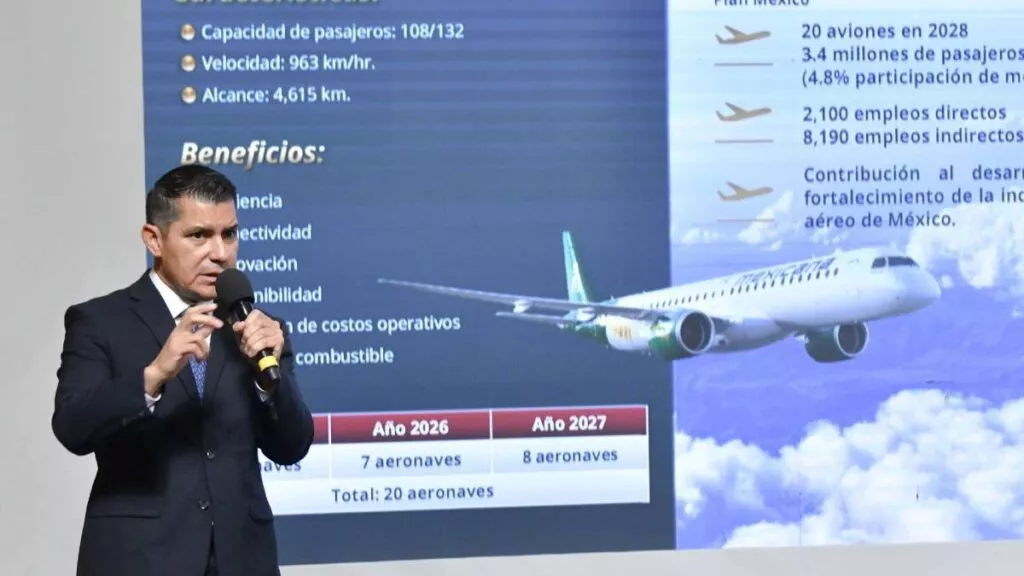 Mexicana de Aviación expandirá su flota con 20 aviones Embraer; ha transportado 600 mil pasajeros
