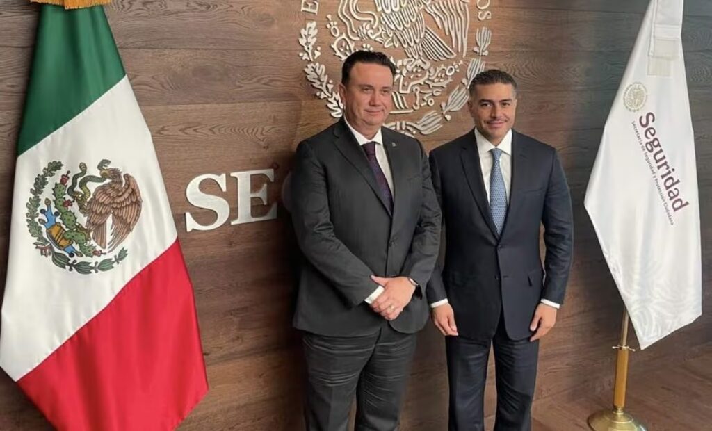 Harfuch se reúne con presidente de Coparmex; acuerdan fortalecer colaboración en seguridad