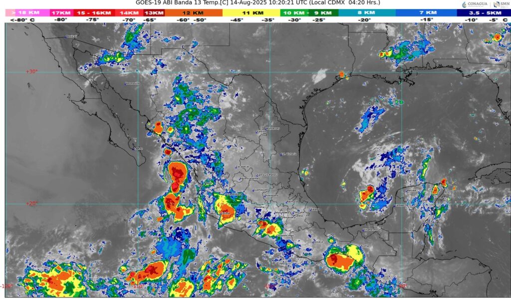 Pronostican lluvias muy fuertes y oleaje elevado para Jalisco