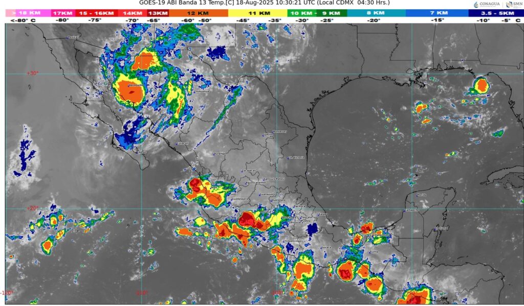 Clima de la semana en Jalisco: lluvias inestables y descensos en temperatura