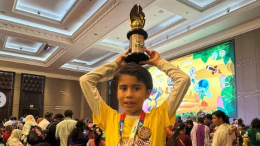 Orgullo mexicano: Jaime de 8 años conquista la Competencia Internacional de Aritmética 2025