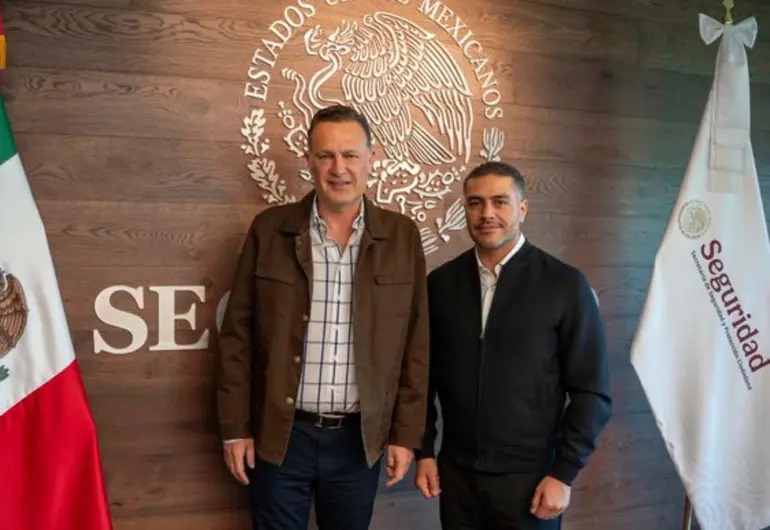Mauricio Kuri y Omar García Harfuch fortalecen la seguridad en Querétaro