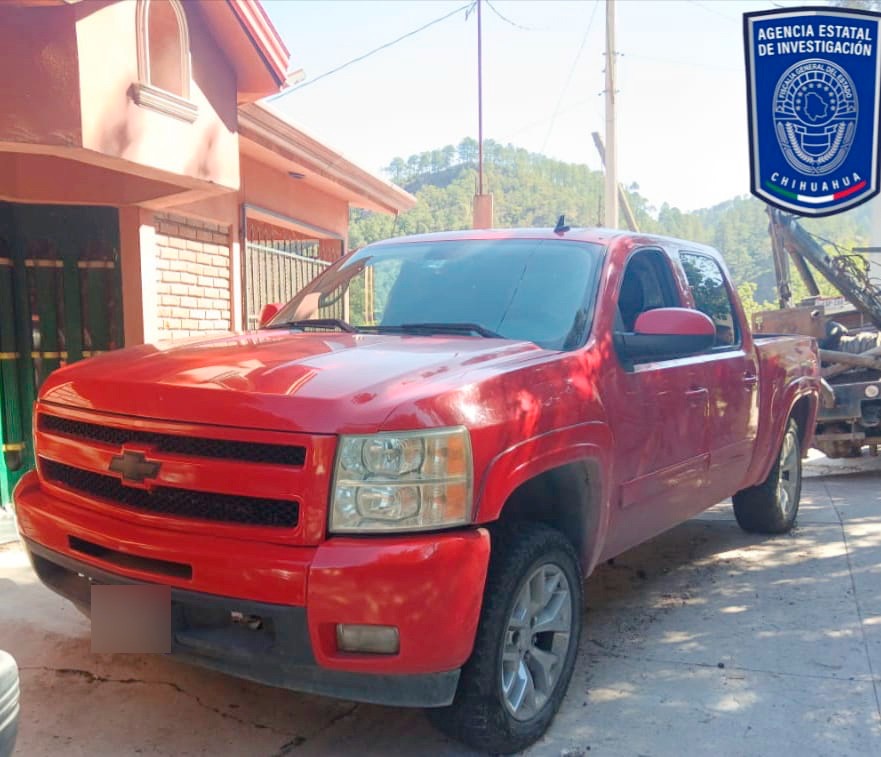 Recupera AEI pick up robada en Guadalupe y Calvo