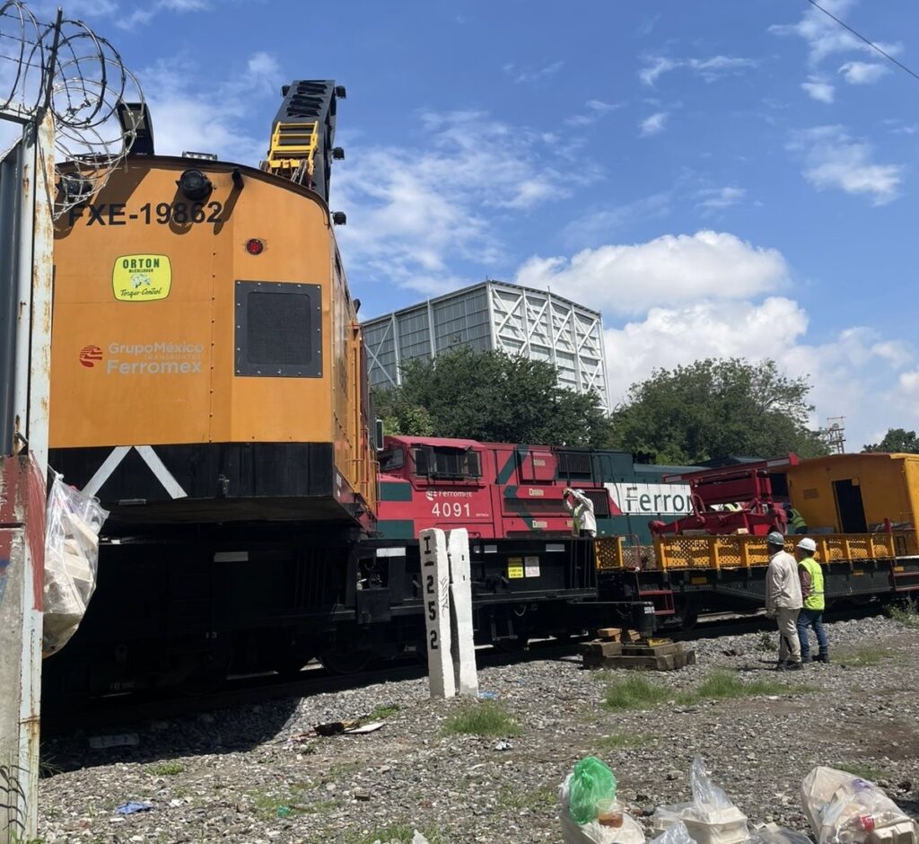 Se descarrilan vagones de tren en Tlaquepaque