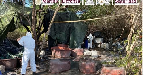 Decomisan casi 13 toneladas de metanfetamina en San Blas, Nayarit