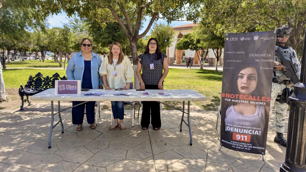 Instituto Municipal y Estatal de la Mujer fortalecen atención en Guadalupe Victoria