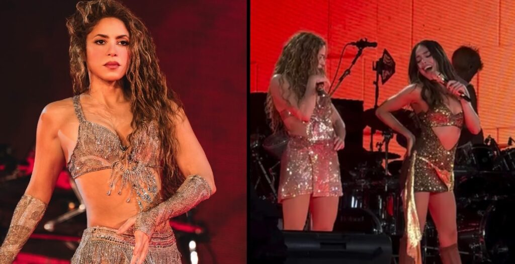 VIDEO- Dueto inesperado: Shakira invita a Danna Paola a brillar juntas en Soltera frente a miles en México