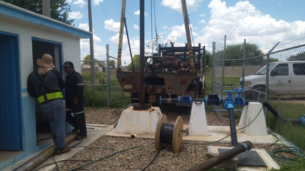 Se trabaja en reparación del pozo de El Refugio; se quemó la bomba