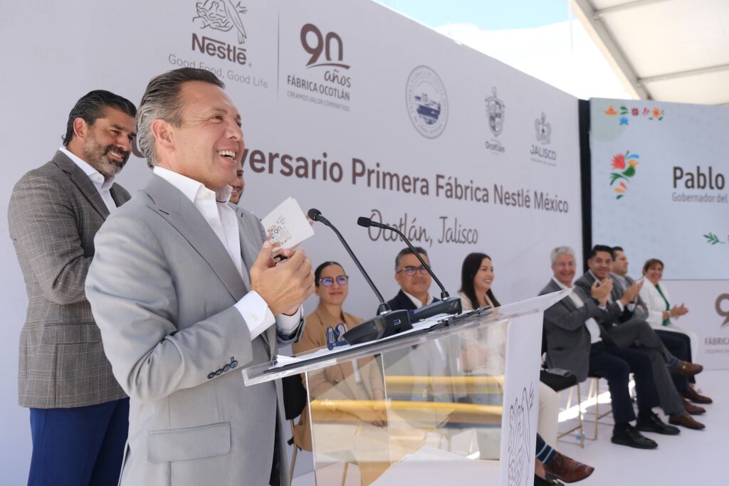 Nestlé celebra 90 años en México; Lemus anuncia inversiones y obras en Ocotlán