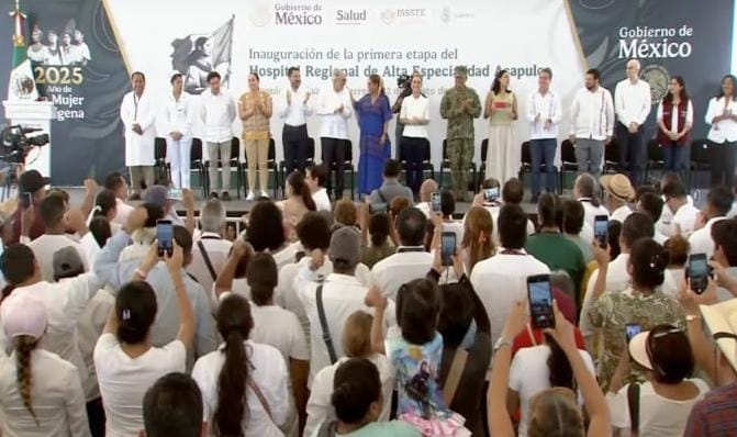 Sheinbaum realiza visita sorpresa a hospital en Tlapa, Guerrero